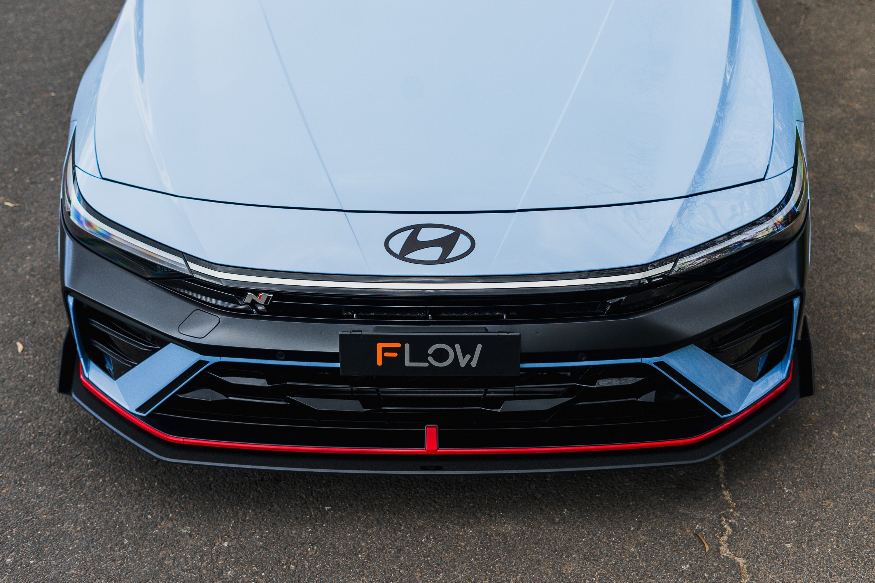 FLOW Designs  CN7 V2 i30N Sedan FL 2024 Front Lip Splitter Winglets (Pair) - MODE Auto Concepts