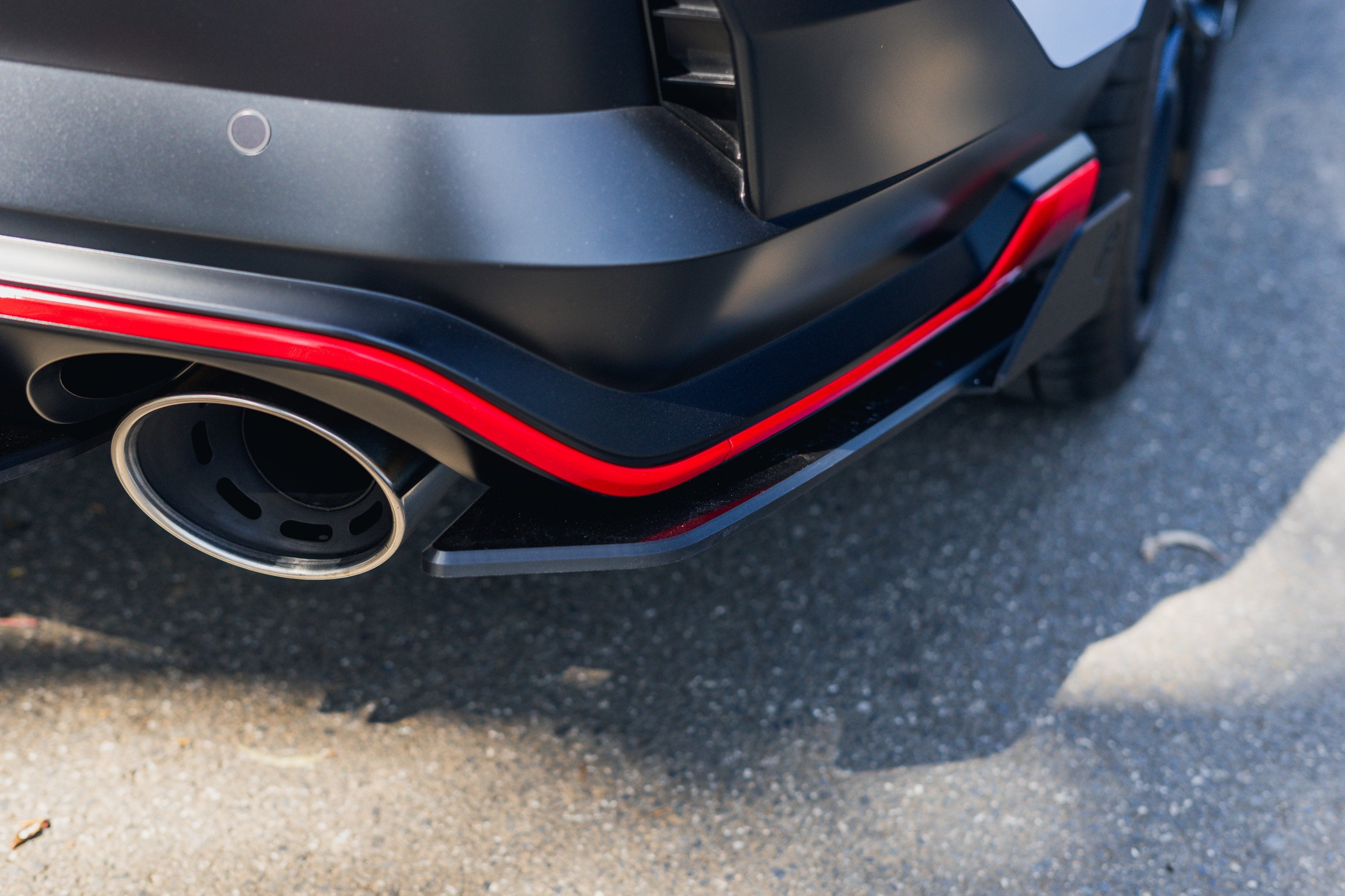 FLOW Designs  CN7 V2 i30N Sedan FL 2024 Rear Spat Winglets (Pair) - MODE Auto Concepts