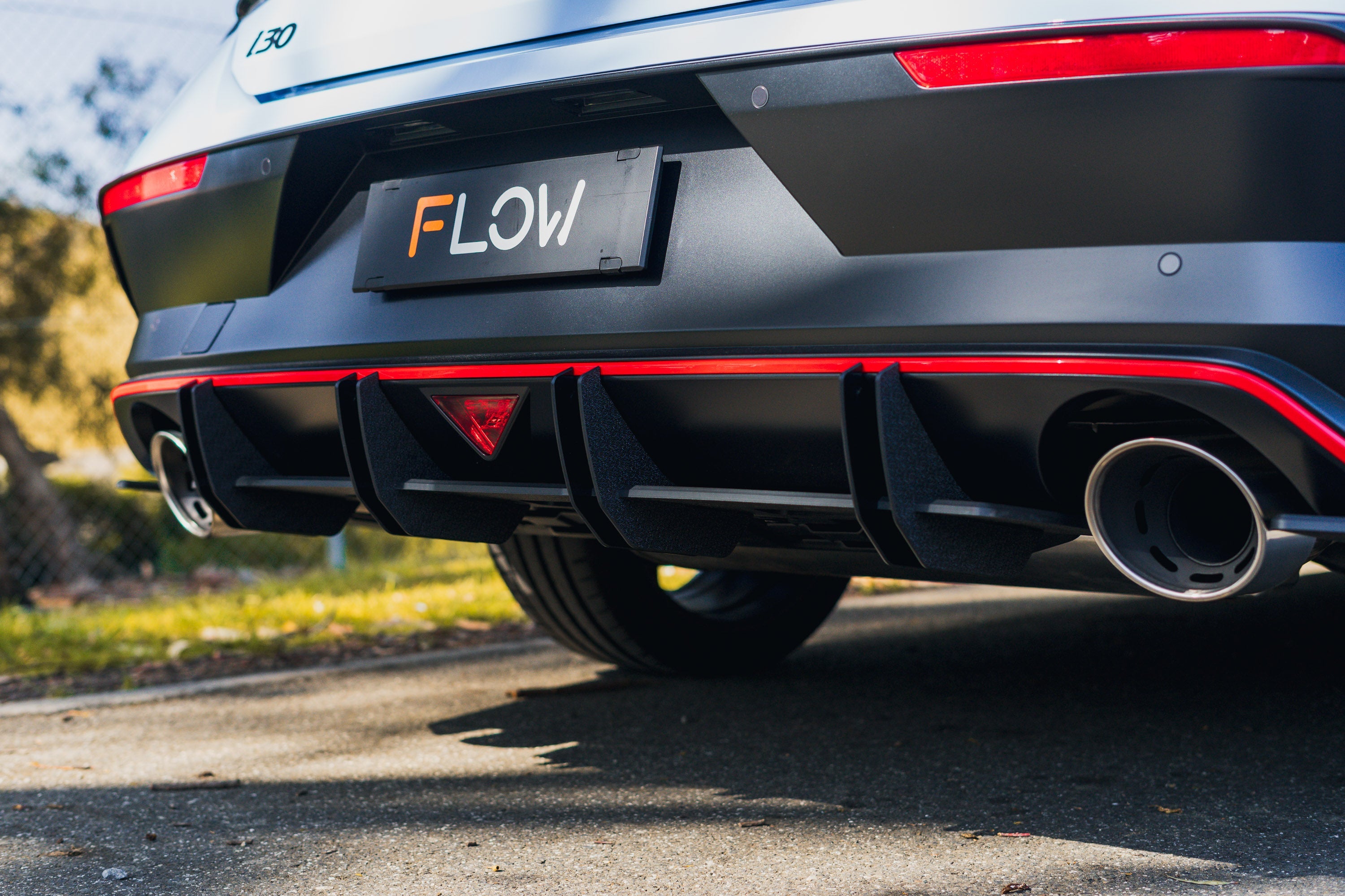FLOW Designs  CN7 V2 i30N Sedan FL 2024 Flow-Lock Rear Diffuser - MODE Auto Concepts