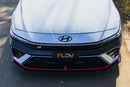 FLOW Designs  CN7 V2 i30N Sedan FL 2024 Front Lip Splitter Extensions (Pair) - MODE Auto Concepts