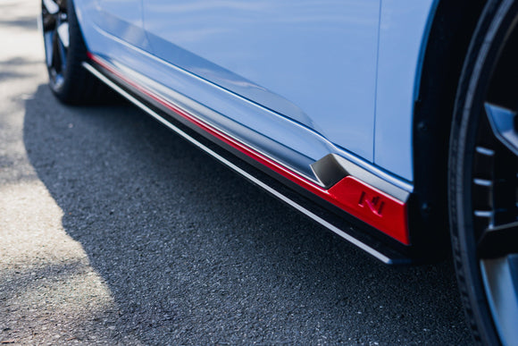 CN7 V2 Elantra N Sedan Facelift V2 - 2024 Side Skirt Splitters (Pair) - MODE Auto Concepts