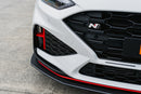FLOW Designs  i30N Hatch PDE V6 FL2 2025 Front Lip Splitter & Reinforcement Brackets - MODE Auto Concepts