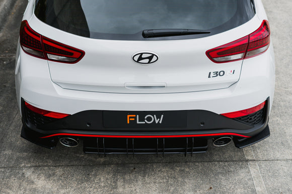 FLOW Designs  i30N Hatch PDE V6 FL2 2025 Rear Spats (Pair) - MODE Auto Concepts