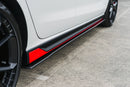 FLOW Designs  i30N Hatch PDE V6 FL2 2025 Side Skirt Splitters (Pair) - MODE Auto Concepts
