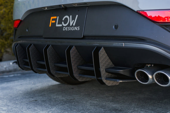 FLOW Designs  i30N-Line Hatch PDe.V6 FL 2024+ Flow-Lock Rear Diffuser - MODE Auto Concepts