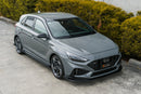 FLOW Designs  i30N-Line Hatch PDe.V6 FL 2024+ Front Lip Splitter & Reinforcement Brackets - MODE Auto Concepts