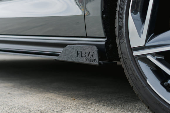 FLOW Designs  i30N-Line Hatch PDe.V6 FL 2024+ Side Skirt Splitters (Pair) - MODE Auto Concepts