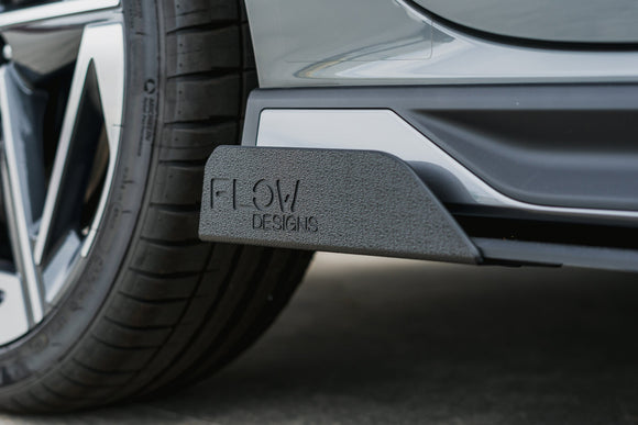 FLOW Designs  i30N-Line Hatch PDe.V6 FL 2024+ Side Skirt Splitter Winglets (Pair) - MODE Auto Concepts