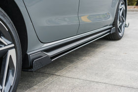 FLOW Designs  i30N-Line Hatch PDe.V6 FL 2024+ Side Skirt Splitter Winglets (Pair) - MODE Auto Concepts