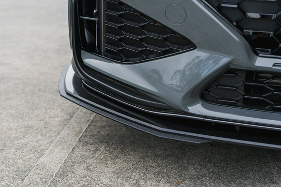 FLOW Designs  i30N-Line Hatch PDe.V6 FL 2024+ Front Lip Splitter & Reinforcement Brackets - MODE Auto Concepts