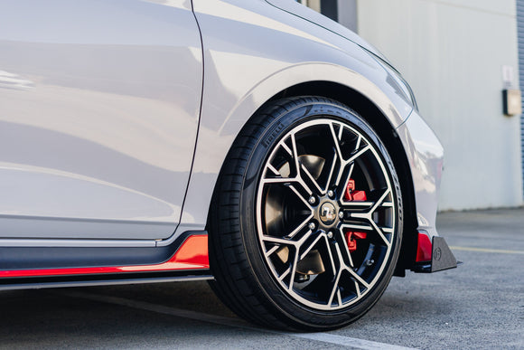 FLOW Designs  i20 N BC3 Facelift - Side Skirt Splitter Winglets (Pair) (Copy) - MODE Auto Concepts