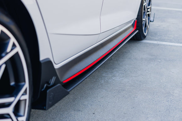 FLOW Designs  i20 N BC3 Facelift - Side Skirt Splitters (Pair) - MODE Auto Concepts