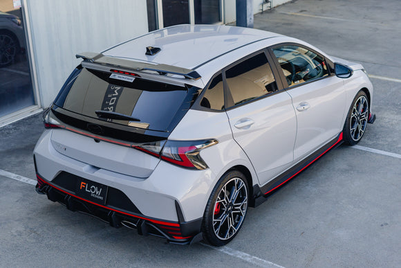 FLOW Designs  i20 N BC3 Facelift - Rear Spats (Pair) (Copy) - MODE Auto Concepts