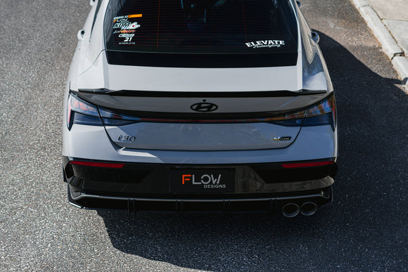 Hyundai CN7 V2 i30 N-Line Sedan FL 2025 Flow-Lock Rear Diffuser - MODE Auto Concepts