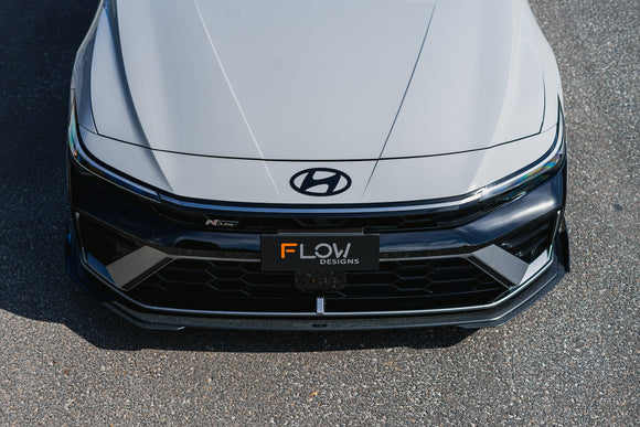 Hyundai CN7 V2 i30 N-Line Sedan FL 2025 Front Lip Splitter & Mounting Brackets (Pair) - MODE Auto Concepts