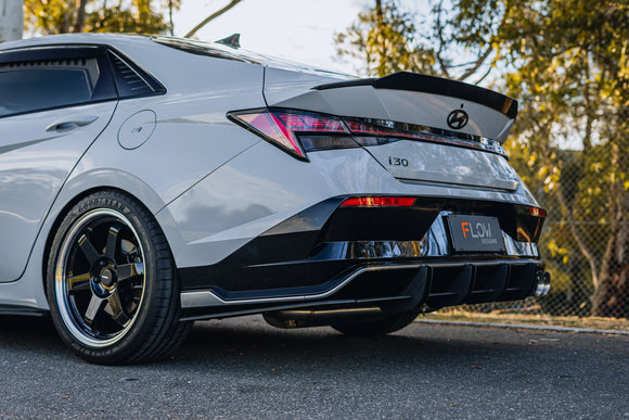 Hyundai CN7 V2 i30 N-Line Sedan FL 2025 Rear Spats (Pair) - MODE Auto Concepts