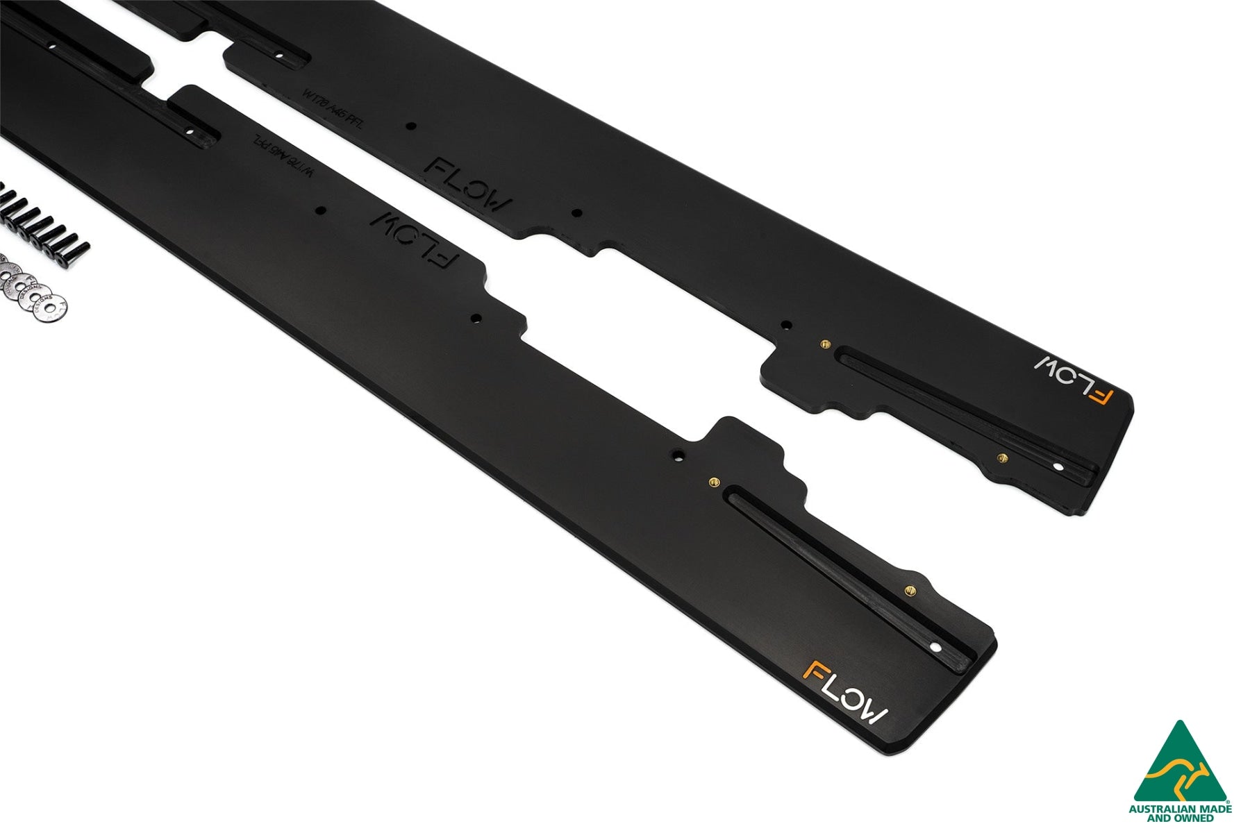 FLOW Designs  A45 AMG W176 (PFL) Side Skirt Splitters (Pair) - MODE Auto Concepts