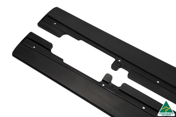 FLOW Designs  A45 AMG W176 (PFL) Side Skirt Splitters (Pair) - MODE Auto Concepts