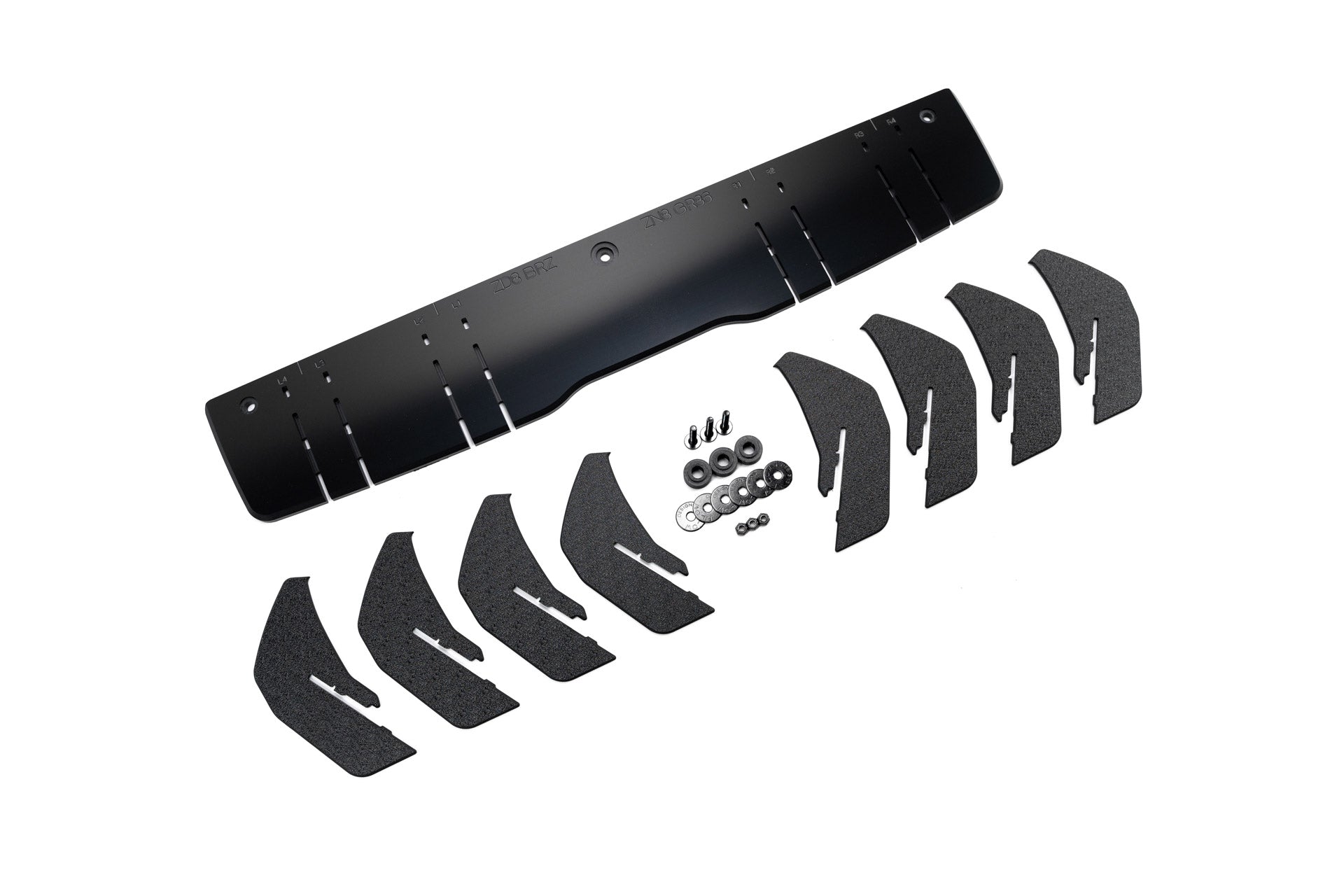 FLOW Designs  ZD8 BRZ Flow-Lock Rear Diffuser (TEXTURED) - MODE Auto Concepts