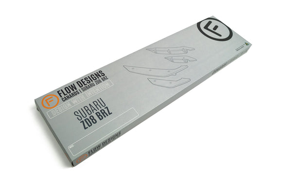 FLOW Designs  ZD8 BRZ Front Bumper Canards - MODE Auto Concepts