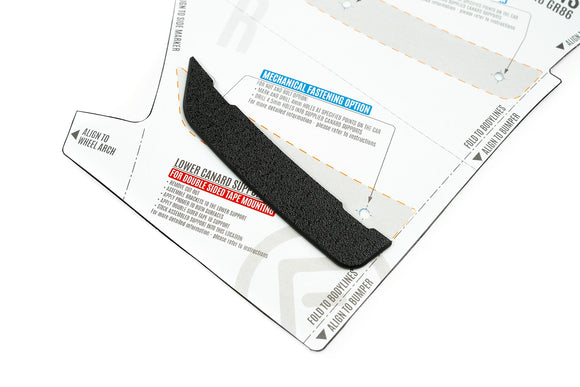 FLOW Designs  ZN8 GR86 Front Bumper Canards - MODE Auto Concepts