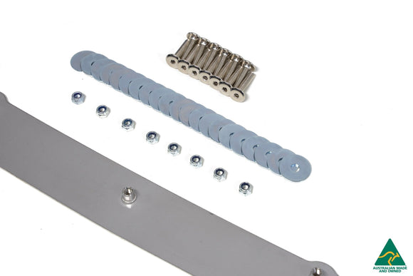 FLOW Designs  Yaris GR Front Lip Splitter & Bumper Reinforcement Plate - MODE Auto Concepts