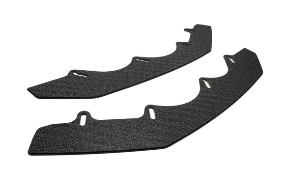 FLOW Designs  MK8 Golf R Front Lip Splitter Extensions (Pair) - MODE Auto Concepts