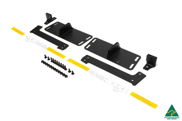 FLOW Designs  MK7 Golf R (USDM) Chassis Mounted Front Lip Splitter V3 - MODE Auto Concepts