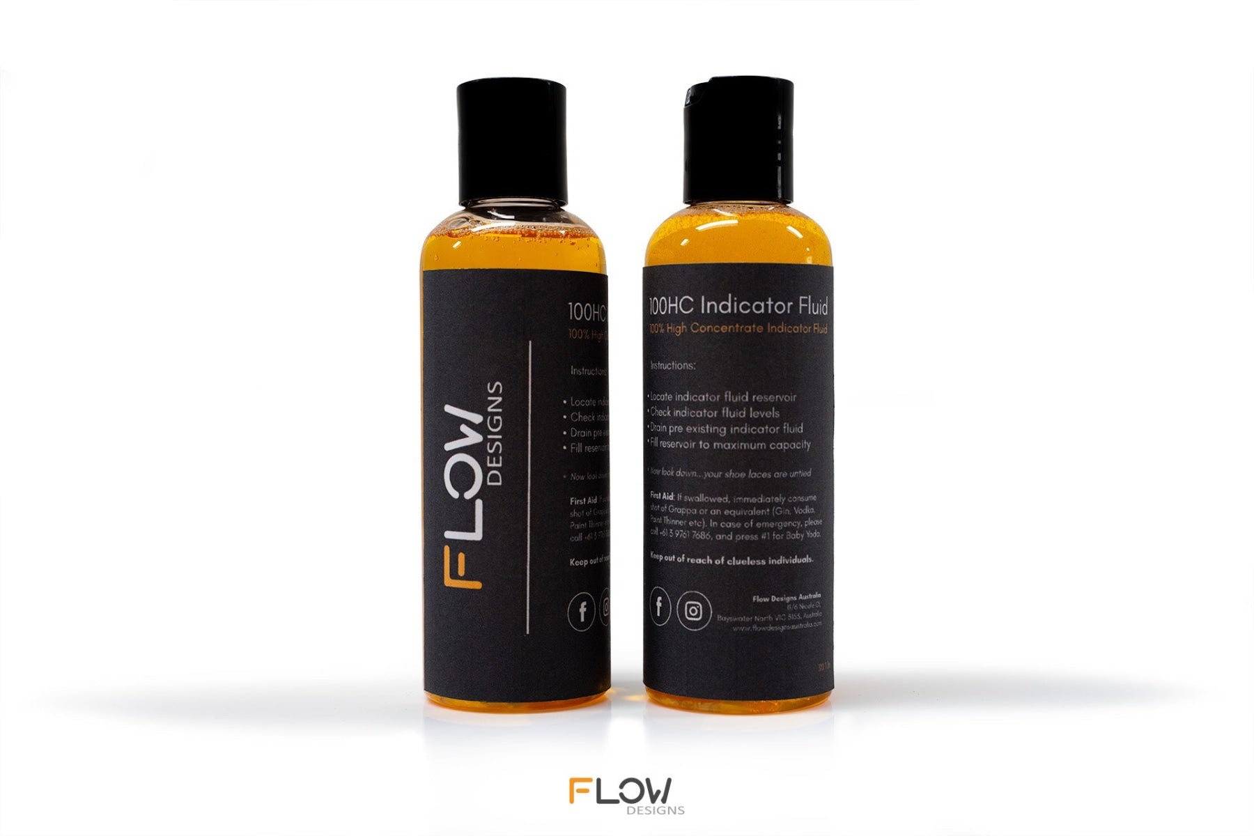 FLOW Designs  Flow Designs 100HC Indicator Fluid (Concentrate) - MODE Auto Concepts
