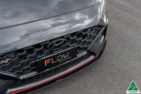 FLOW Designs  i30N Fastback PD FL 2022+ Front Lip Splitter & Reinforcement Brackets - MODE Auto Concepts