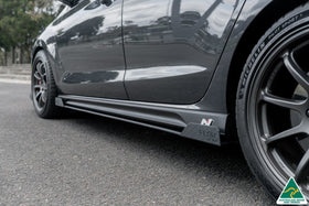 FLOW Designs  i30N Fastback PD FL 2022+ Side Skirt Splitter Winglets (Pair) - MODE Auto Concepts