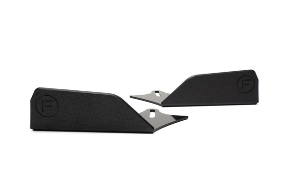 FLOW Designs  Falcon FGX Front Lip Splitter Winglets (Pair) - MODE Auto Concepts