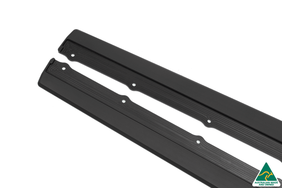 FLOW Designs  S3 8V Sedan Facelift Side Skirt Splitters (Pair) - MODE Auto Concepts