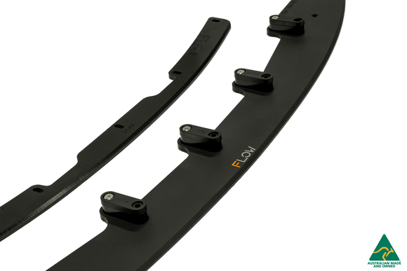 FLOW Designs  Impreza WRX/RS G3 Hatch PFL Front Lip Splitter & Mounting Brace - MODE Auto Concepts