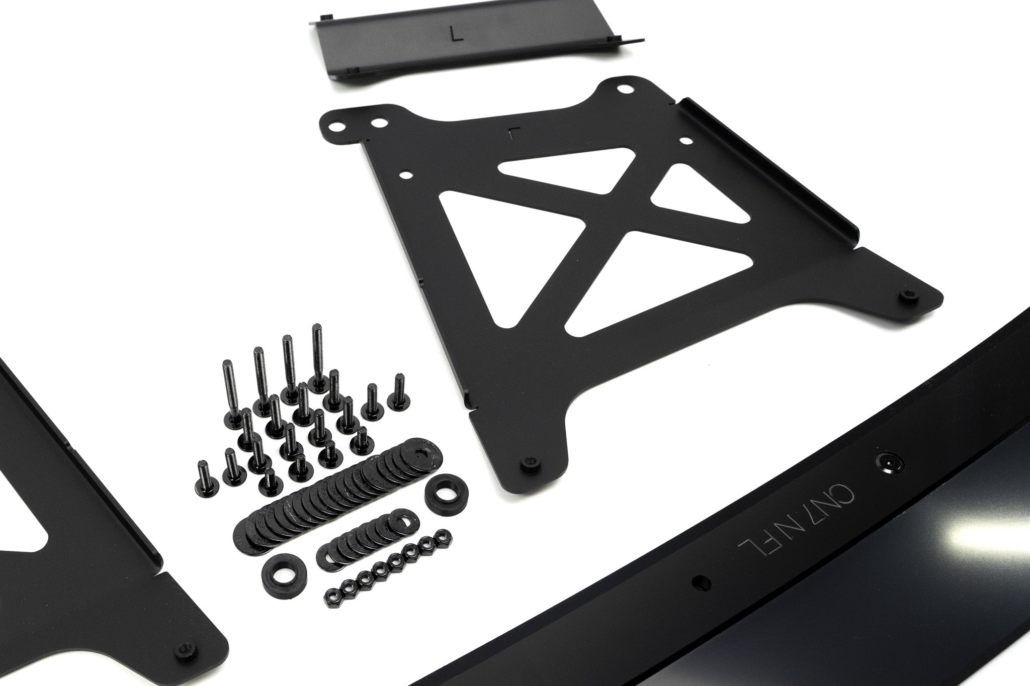 FLOW Designs  CN7 V2 i30N Sedan FL 2024 Front Lip Splitter & Mounting Brackets (Pair) - MODE Auto Concepts