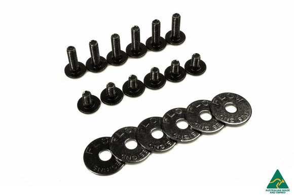 FLOW Designs  VF Commodore S1 Wagon Front Lip Splitter Winglets (Pair) - MODE Auto Concepts