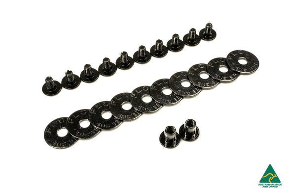 FLOW Designs  i30 N Line Hatch PD (2018-Current) Front Lip Splitter Extensions (Pair) - MODE Auto Concepts