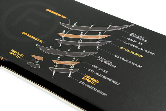 FLOW Designs  i30 N PD (FL) Front Bumper Canards - MODE Auto Concepts