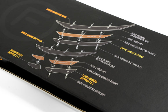 FLOW Designs  i30 N Line Front Bumper Canards - MODE Auto Concepts