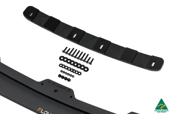 FLOW Designs  Cerato GT FL Front Lip Splitter & Mounting Brace - MODE Auto Concepts
