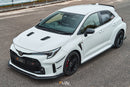 FLOW Designs  Corolla GR Chassis Mounted Front Lip Splitter (TEXTURED) - MODE Auto Concepts