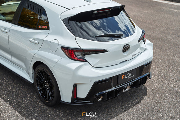 FLOW Designs  Corolla GR Flow-Lock Rear Diffuser (TEXTURED) - MODE Auto Concepts