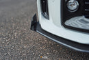 FLOW Designs  Corolla GR Chassis Mounted Front Lip Splitter (TEXTURED) - MODE Auto Concepts