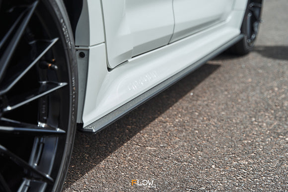 FLOW Designs  Corolla GR Side Skirt Splitters (TEXTURED: Pair) - MODE Auto Concepts