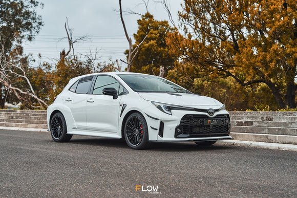 FLOW Designs  Corolla GR Front Bumper Canards - MODE Auto Concepts