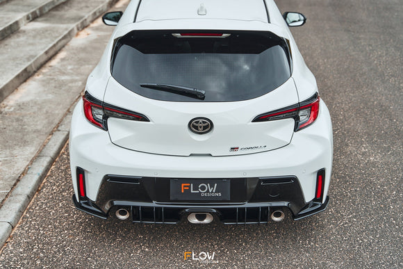 FLOW Designs  Corolla GR Rear Spats (GLOSS; Pair) - MODE Auto Concepts