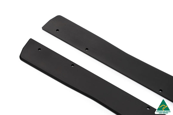 FLOW Designs  MK1 Falcon FG Side Skirt Splitters (Pair) - MODE Auto Concepts