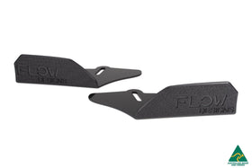 FLOW Designs  MK7.5 Golf R Wagon Front Lip Splitter Winglets (Pair) - MODE Auto Concepts