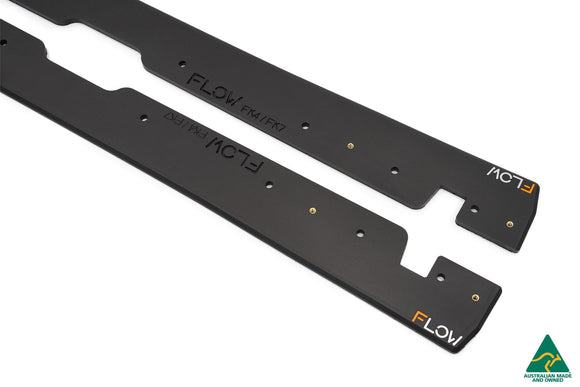 FLOW Designs  FK4/FK7 Civic RS Hatch PFL Side Skirt Splitters (Pair) - MODE Auto Concepts
