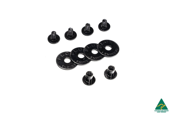 FLOW Designs  Scirocco R FL V3 Front Lip Splitter Winglets (Pair) - MODE Auto Concepts